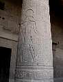 Ra-Harokhty, the sun God of the new realm on a column 