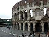 Coloseum in Rome, backsite