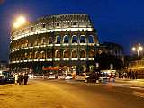 Coloseum in Rome at night