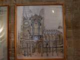 Drawing showing the final Sagrada Familia